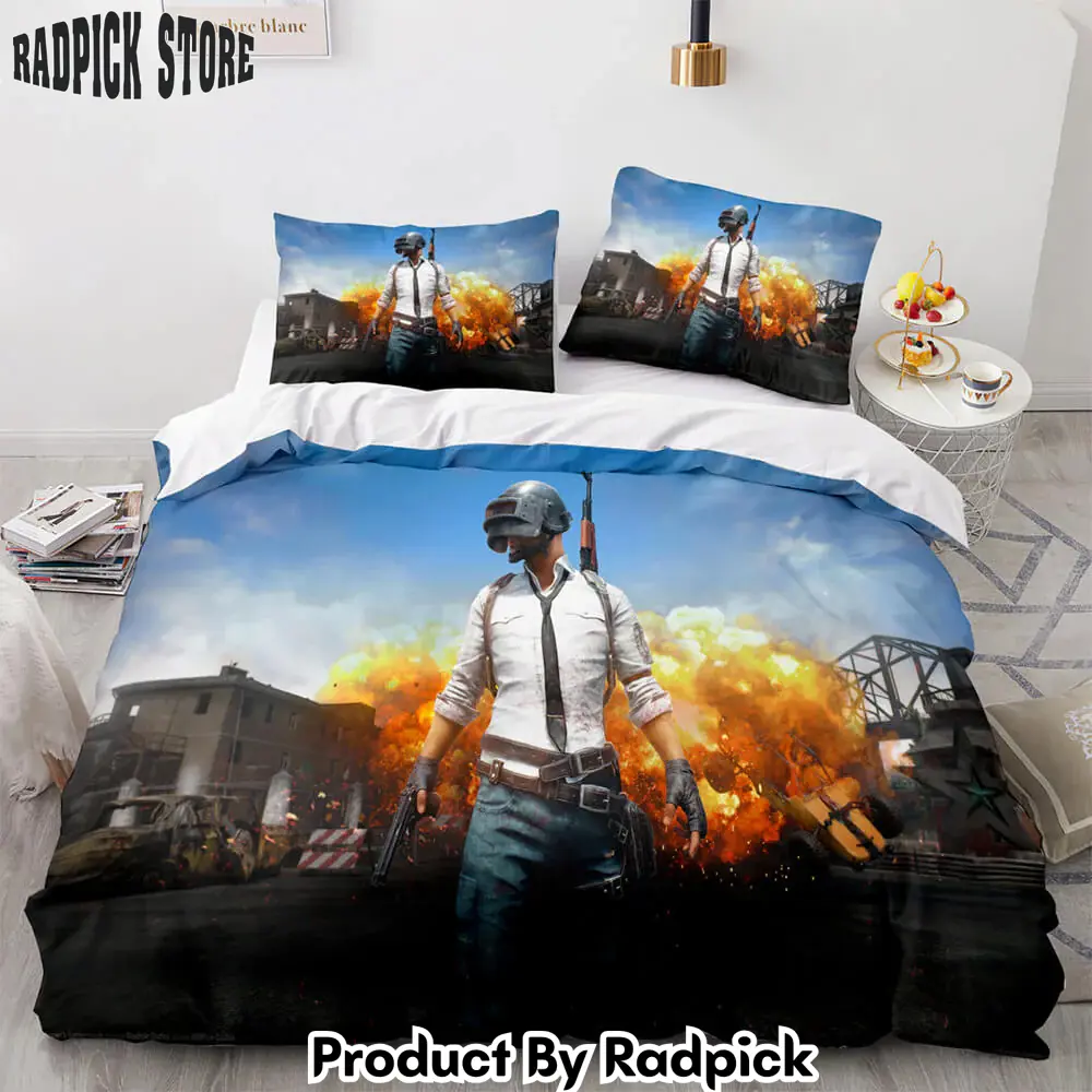 Player unknowns battlegrounds cosplay bedding sets duvet covers sheets  rp0421756